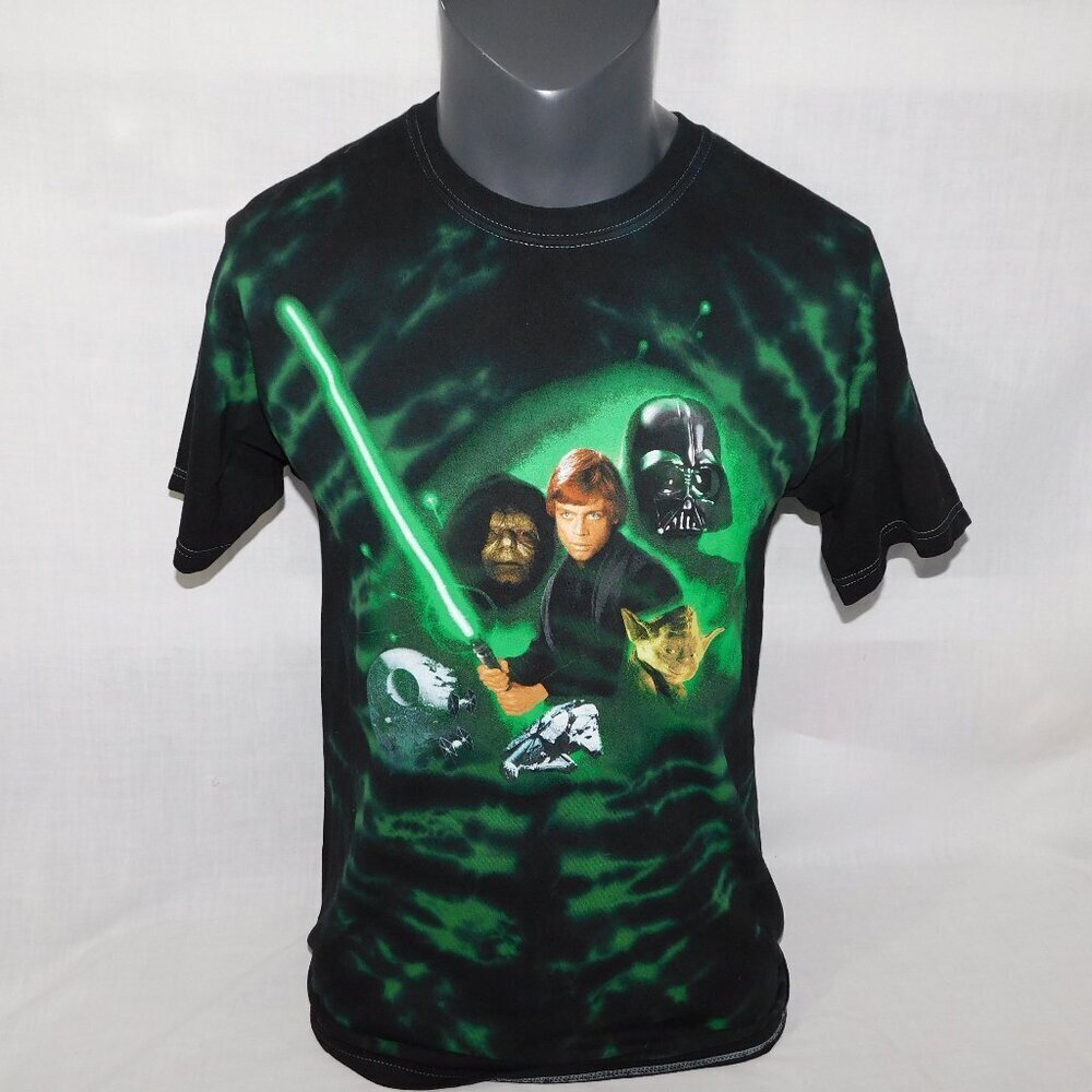 Our Universe Black Green Star Wars Return of the Jedi Graphic T Shirt Mens M